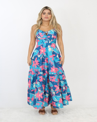 Traje Largo Azul