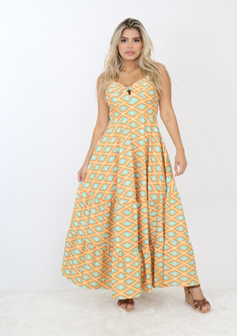 Traje Largo Crema