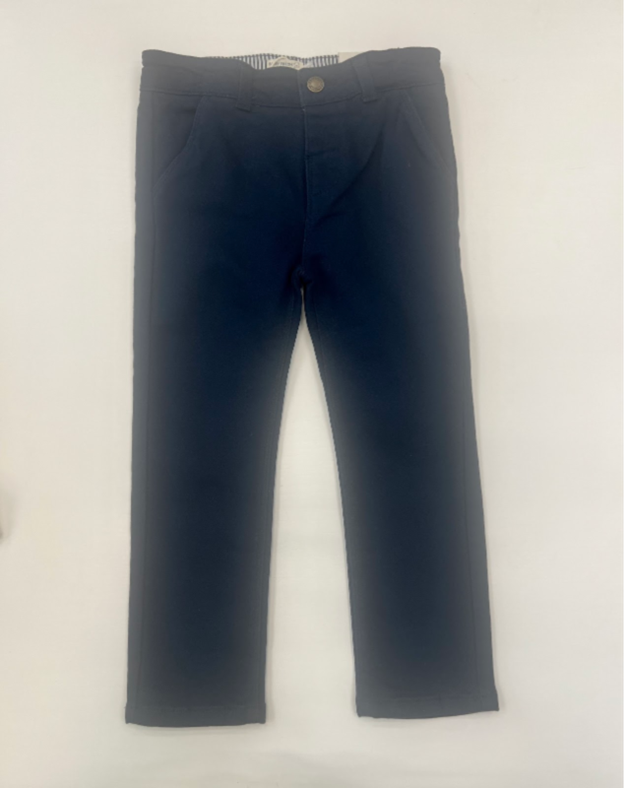 PANTALON LARGO AZUL MARINO