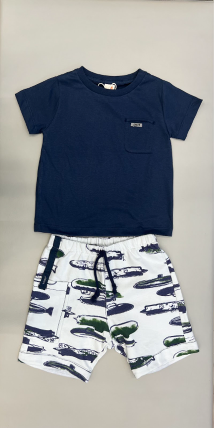 SET CAMISA AZUL MARINO PANT SUBMARINO