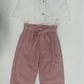 SET SHIRT BLANCA PANT ROSA