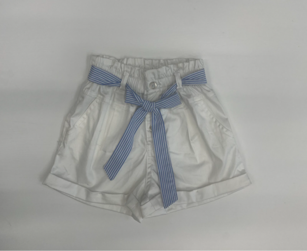 SHORT BLANCO CORREA STRIPES AZUL